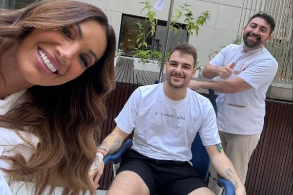 Filho de Patrícia Poeta recebe alta após sete semanas internado