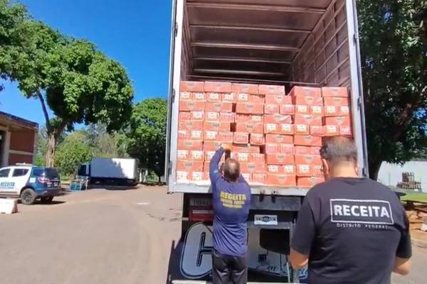 Bombons e bebida: Receita do DF apreende R$ 2,8 milhões em mercadorias