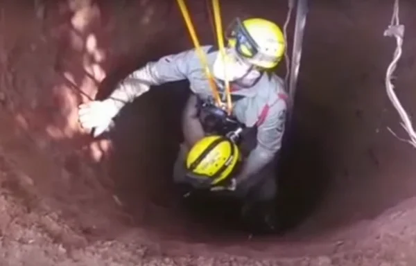 Vídeo: menina de 10 anos cai em cisterna de 15 metros e é resgatada