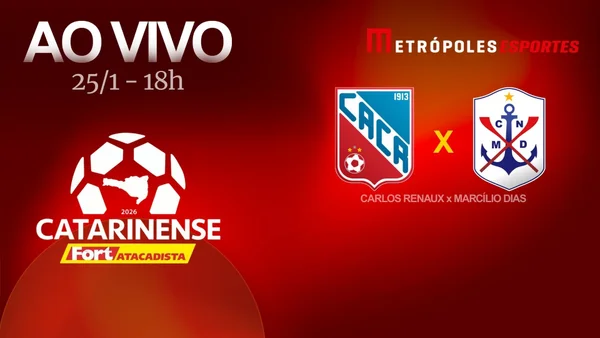 Catarinense 2026: veja Carlos Renaux x Marcílio Dias ao vivo