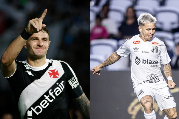 Saiba onde assistir à partida entre Vasco e Santos pelo Brasileirão