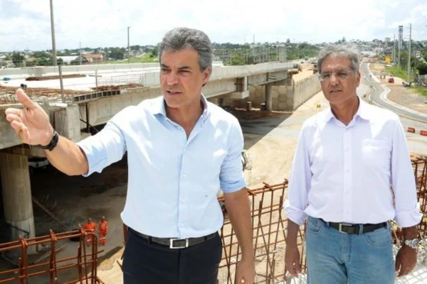 O ex-governador do Paraná Beto Richa e o ex-secretário José Richa Filho, o Pepe Richa, irmão dele