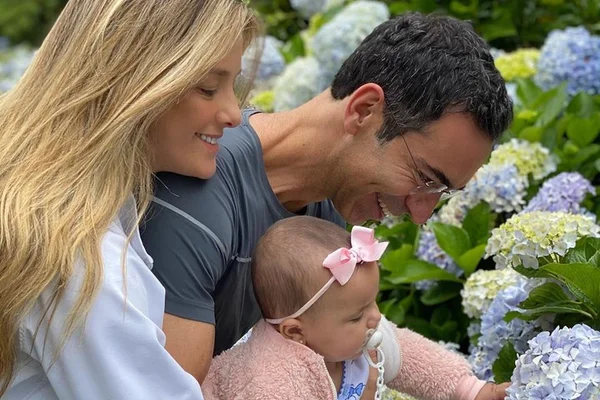 Ticiane Pinheiro celebra aniversário de César Tralli com mensagem