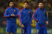 Neymar fez parte do trio MSN, com Messi e Suárez Neymar fez parte do trio MSN, com Messi e Suárez
