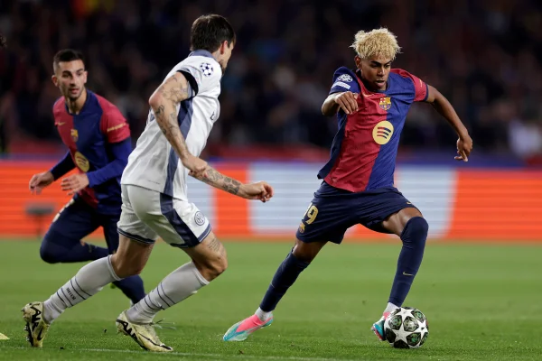 Foto colorida de Barcelona x Inter de MIlão - Metrópoles