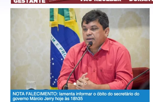 Morreu, mas passa bem: site do governo anuncia falsa morte de deputado