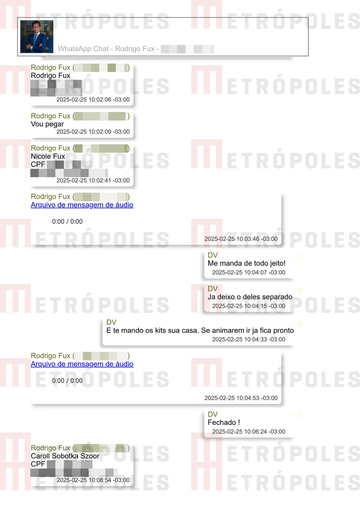 Filho de Fux ofereceu tapete vermelho a Vorcaro; veja prints das conversas - imagem 17 Filho de Fux ofereceu tapete vermelho a Vorcaro; veja prints das conversas - imagem 17