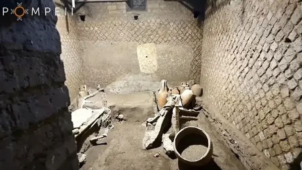 Quarto de escravos é descoberto em Parque Arqueológico de Pompeia