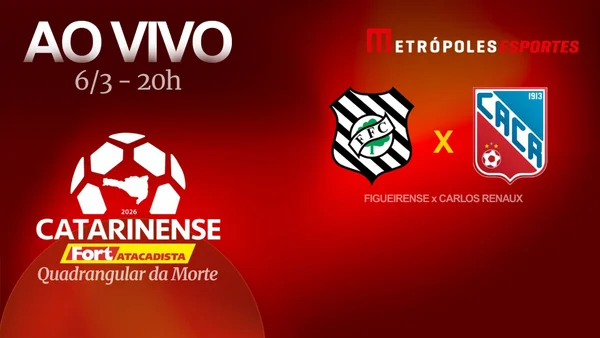 Catarinense 2026: veja Figueirense x Carlos Renaux ao vivo no YouTube
