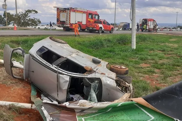 Acidente de trânsito grave no DF