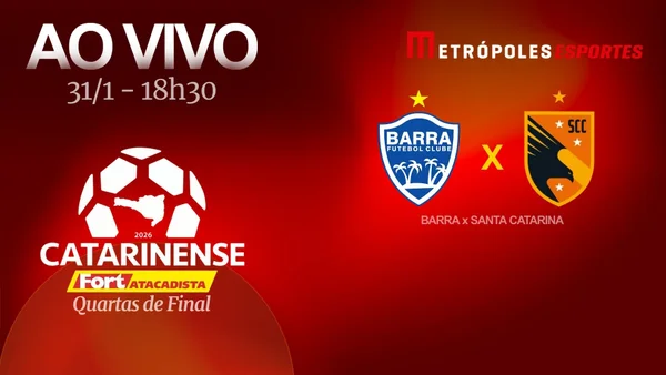 Catarinense 2026: veja Barra x Santa Catarina ao vivo no YouTube