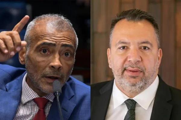 Romário e Márcio Canella