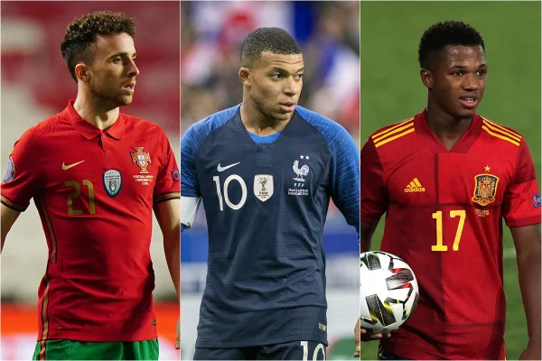 Diogo Jota, Mbappé e Ansu Fati