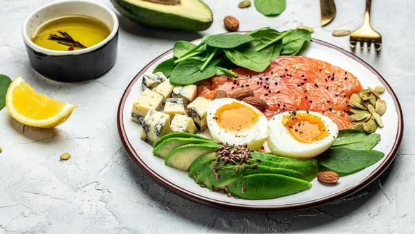Prato de comida fitness