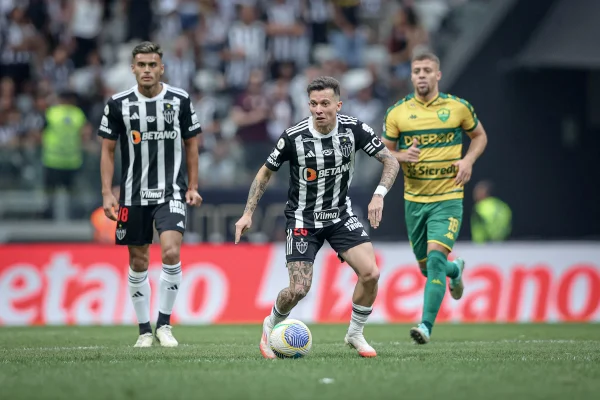 Foto colorida de Bernard, do Atlético-MG - Metrópoles