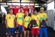 Lucas Leite, Vitor Ferreira, Francielly Marcondes, Fábio Rodrigues e Peterson Ribeirão