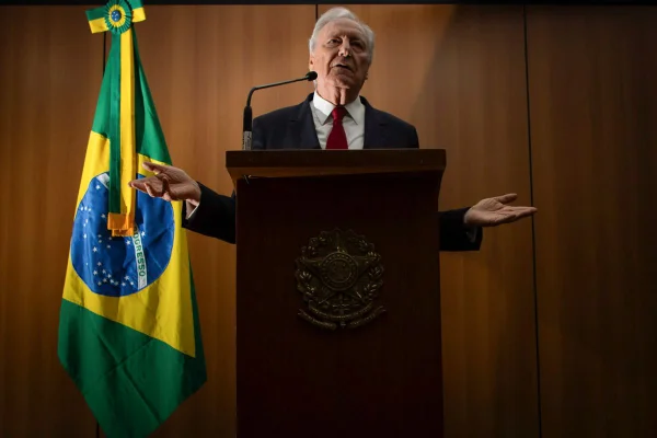 O ministro da Justiça e Segurança Pública, Ricardo Lewandowski