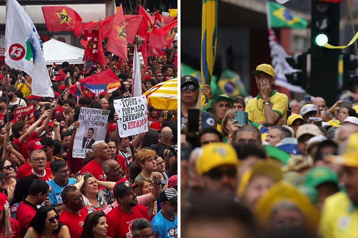 Após multidão pró-Lula, PL estima 20 mil em ato de Flávio na Av. Paulista