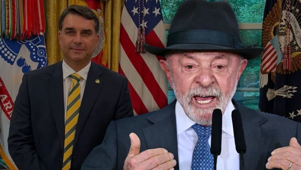 Flávio recorre (de novo) a Trump e levanta a bola para gol de Lula
