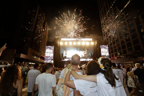 Celebração do réveillon na Avenida Paulista de 2019 para 2020