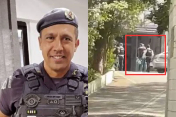 Coronel preso por feminicídio é recebido com abraços em presídio da PM