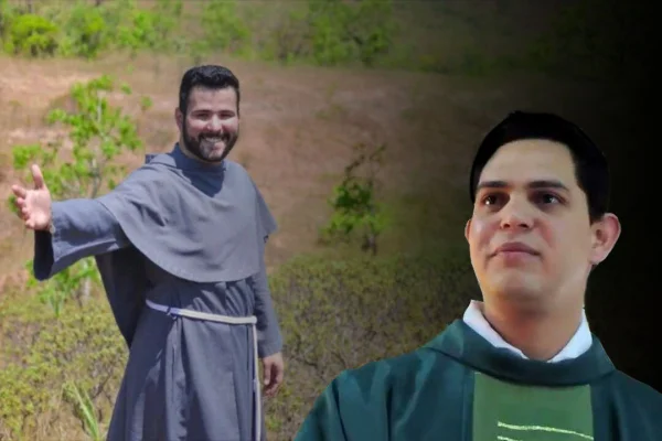 montagem sobre fotos Freis Alex Nuno e Hoslan