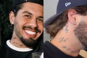 Zé Felipe cobre tatuagem que fez em homenagem a Virginia Zé Felipe cobre tatuagem que fez em homenagem a Virginia