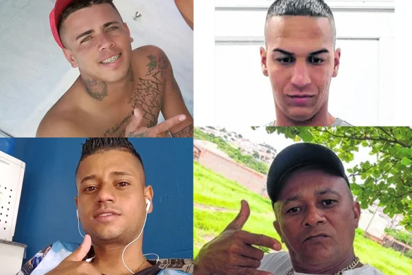 Mosaico com a foto de quatro homens - Metrópoles