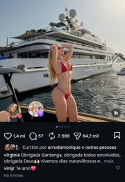 Virginia Fonseca ganhou uma declaração de amor de Vini Jr. Virginia Fonseca ganhou uma declaração de amor de Vini Jr.