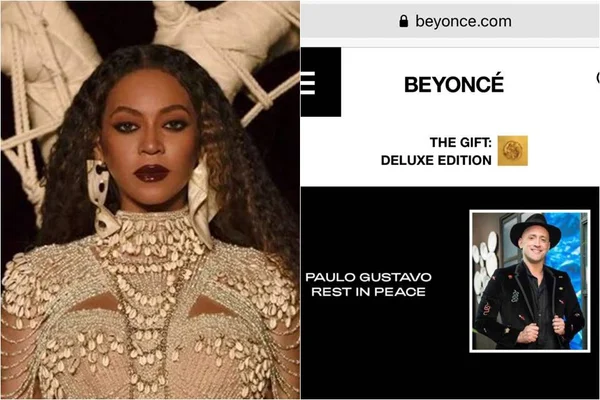 Em site oficial, Beyoncé presta homenagem a Paulo Gustavo