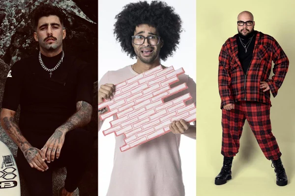 Pedro Scooby, Luciano e Tiago Abravanel