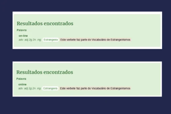 On-line ou online
