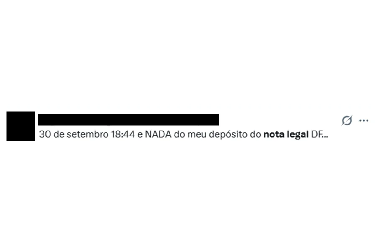Nota Legal: clientes inundam redes com queixas após atraso em depósitos - imagem 1 Nota Legal: clientes inundam redes com queixas após atraso em depósitos - imagem 1