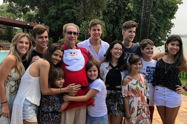 Arnaldo Cunha Campos e netos