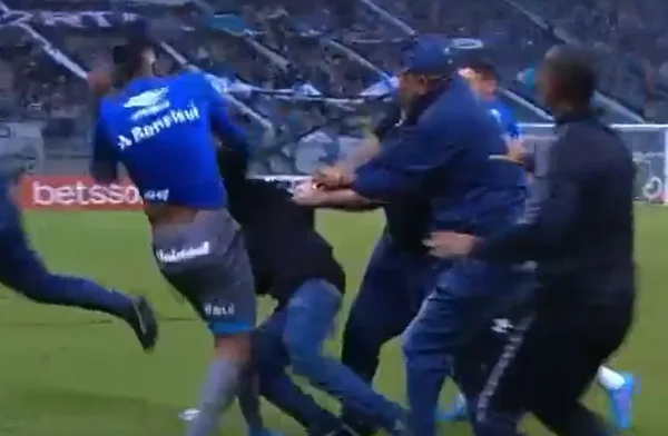Briga com funcionário terceirizado no Gre-Nal