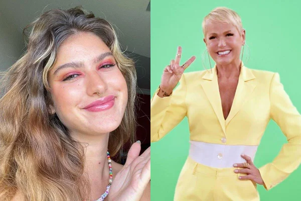 montagem com Giovanna Grigio e Xuxa- metrópoles