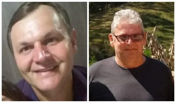 Edson Wachholz e Valmir Jacinto, as vítimas do acidente na SC-114