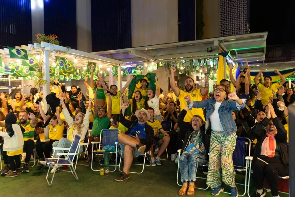 Brasil x Escócia terá transmissão no Sesc da 504 Sul em evento gratuito