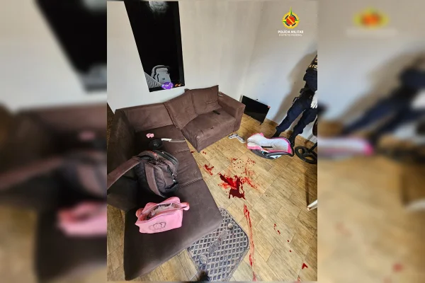 Homem tenta matar companheira esfaqueada e acaba preso no DF