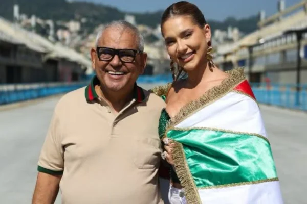 Após polêmica, Virginia faz gesto a presidente da Grande Rio