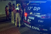 CBMDF vai periciar o local, e 13ª DP deve investigar o caso CBMDF vai periciar o local, e 13ª DP deve investigar o caso