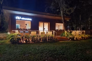 Casa Ultravioleta, do Nubank, no Parque Ibirapuera, em São Paulo