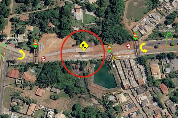Detran bloqueia ponte entre Guará e Park Way por cinco dias para obras
