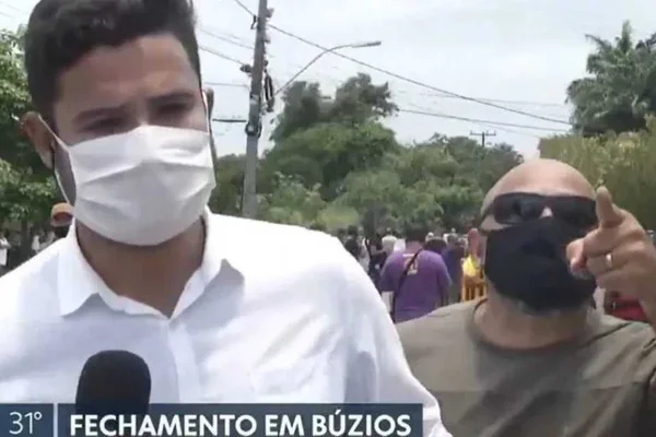 Homem invade link da Globo