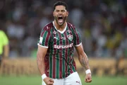Hulk marcou o primeiro gol do FLuminese Hulk marcou o primeiro gol do FLuminese