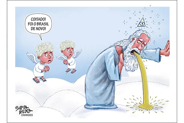 Charge do Amarildo
