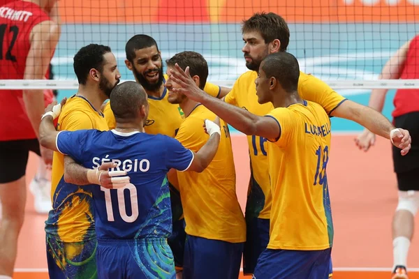 Seleção de vôlei enfrenta a Itália por reabilitação nas Olimpíadas