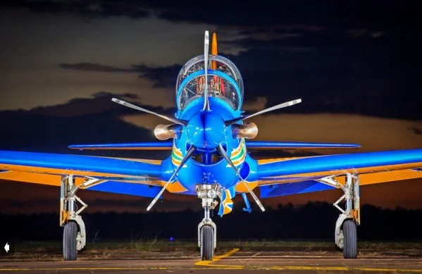 Aeronave “Super Tucano da FAB