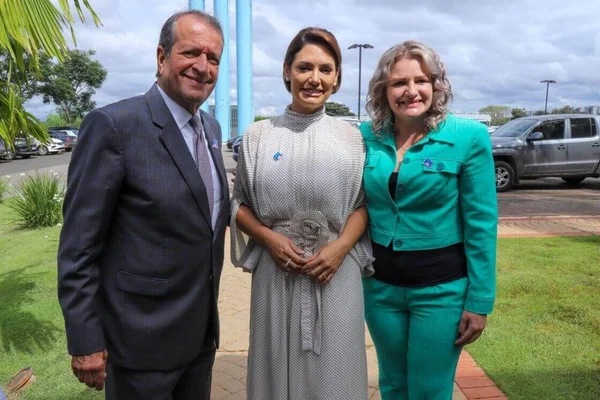 Valdemar Costa Neto, Michelle Bolsonaro e Graciela Nienov