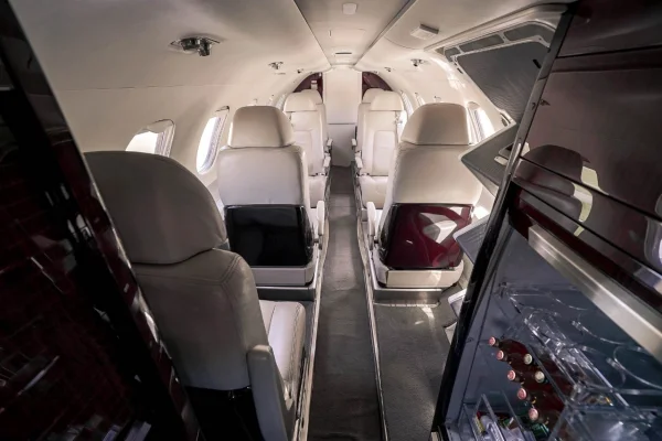 Aeronave Ph300 da Prime You, que tinha como sócio Daniel Vorcaro